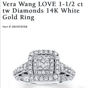 Vera Wang LOVE 1-1/2 ct tw Diamonds 14K Ring